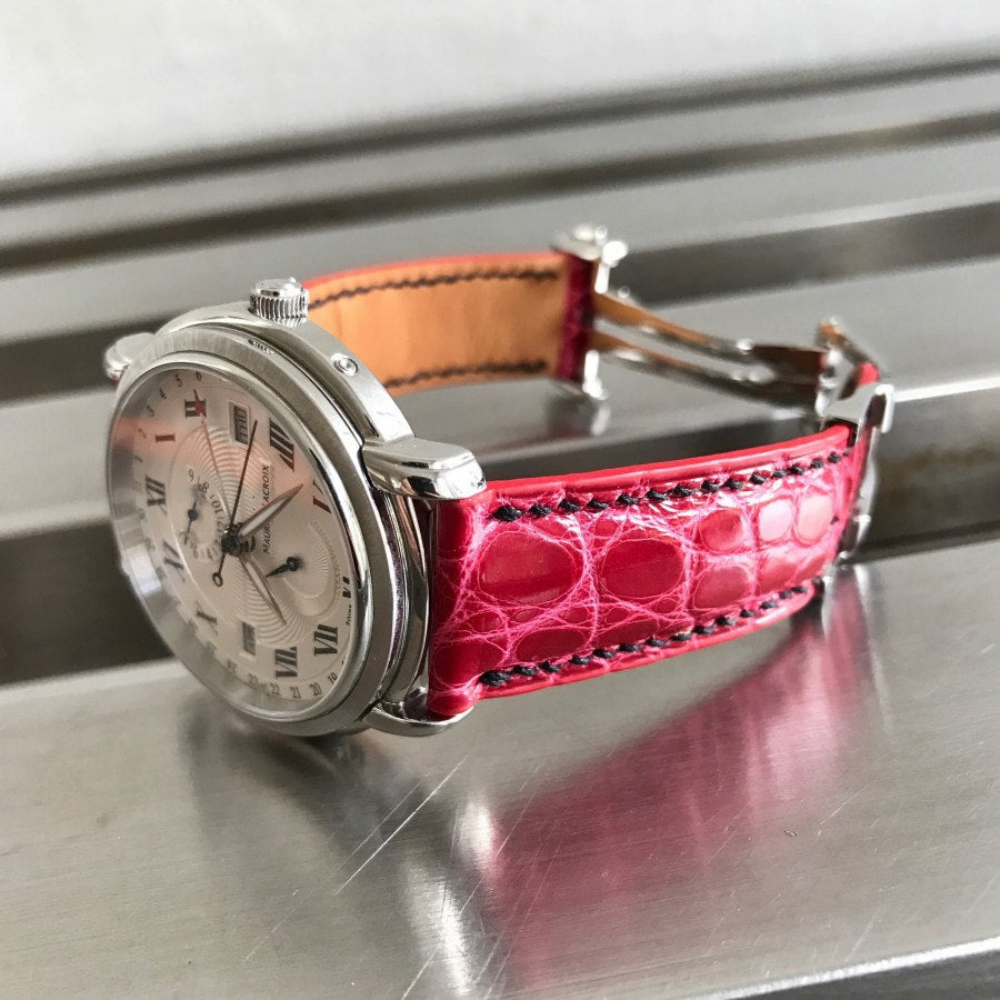 Alligator Leather Strap for Maurice Lacroix