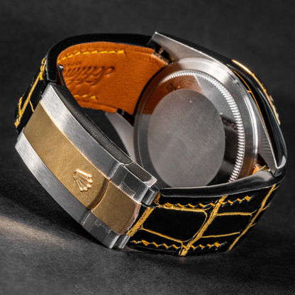 Alligator Leather Strap for Rolex Sky-Dweller