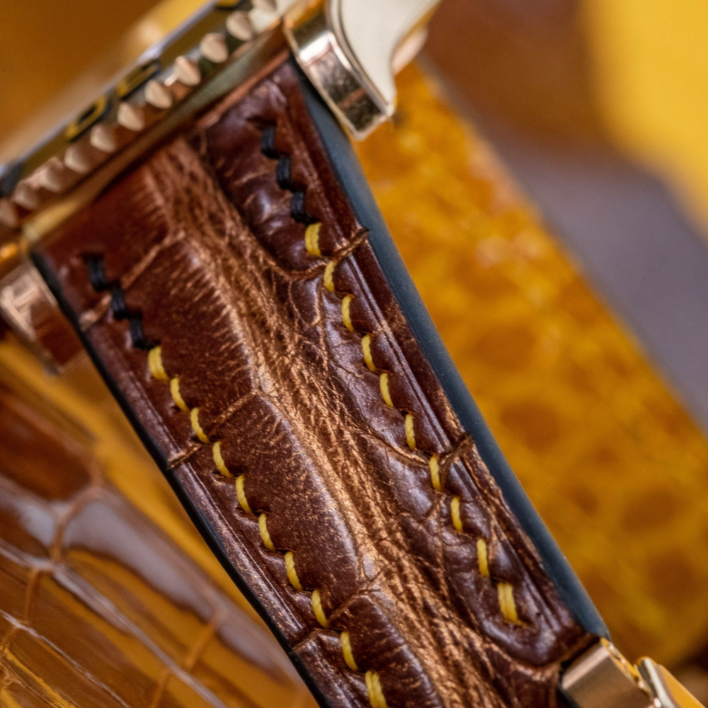 Alligator Leather Strap for Rolex Yacht-Master