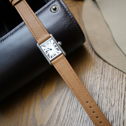 Chevre Leather Strap for Cartier Tank