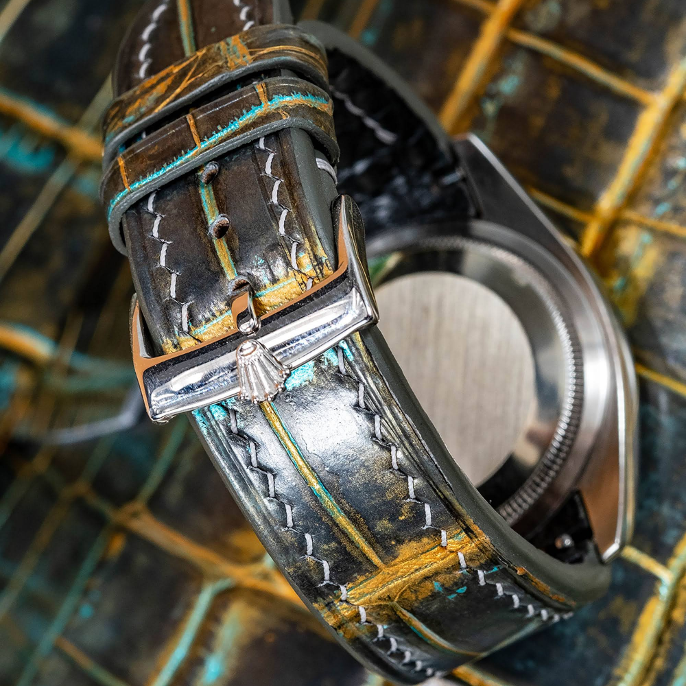 Alligator Leather Strap for Rolex Datejust