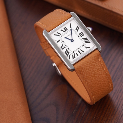 Epsom Leather Strap for Cartier Tank