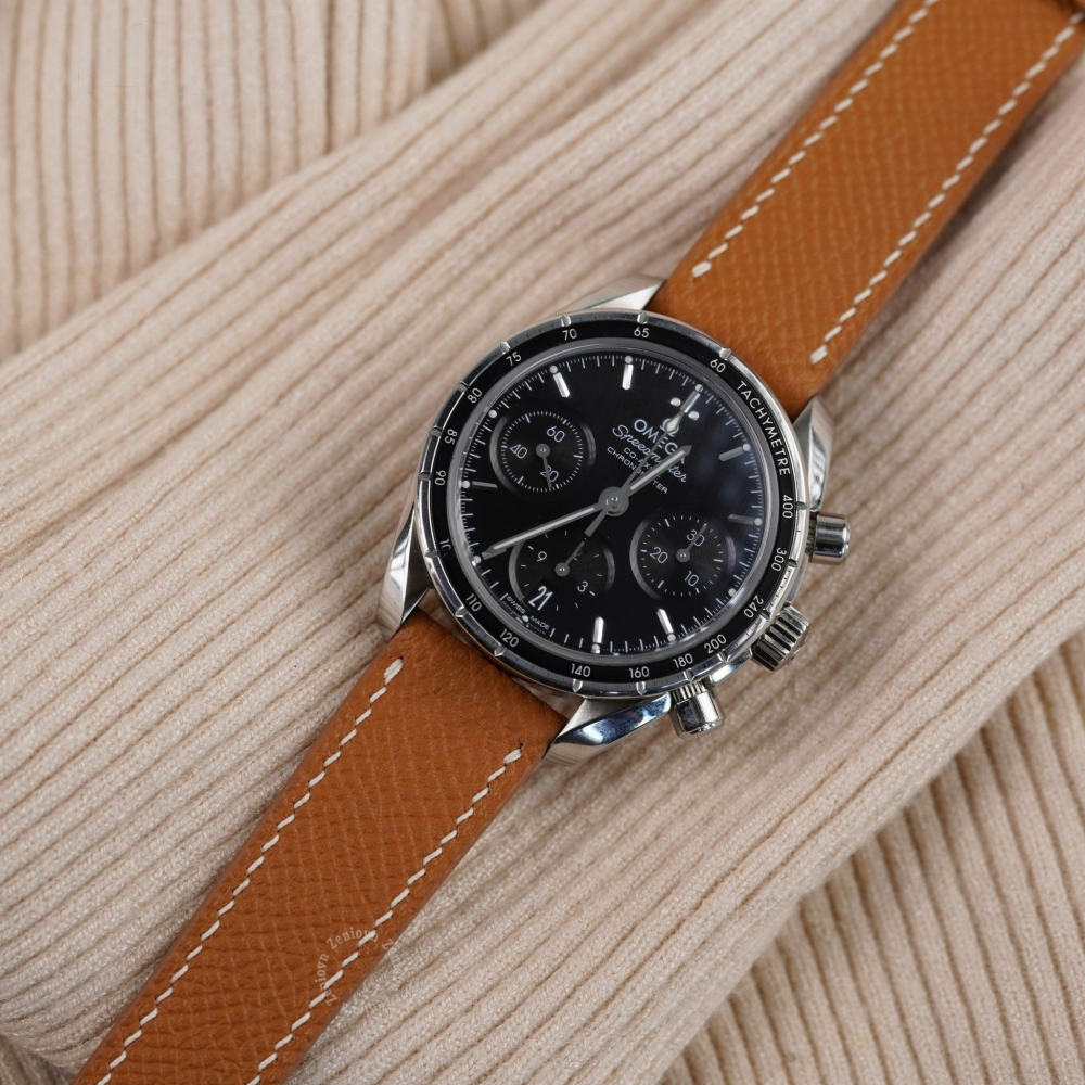 Omega Speedmaster Epsom Calfskin Leather Strap