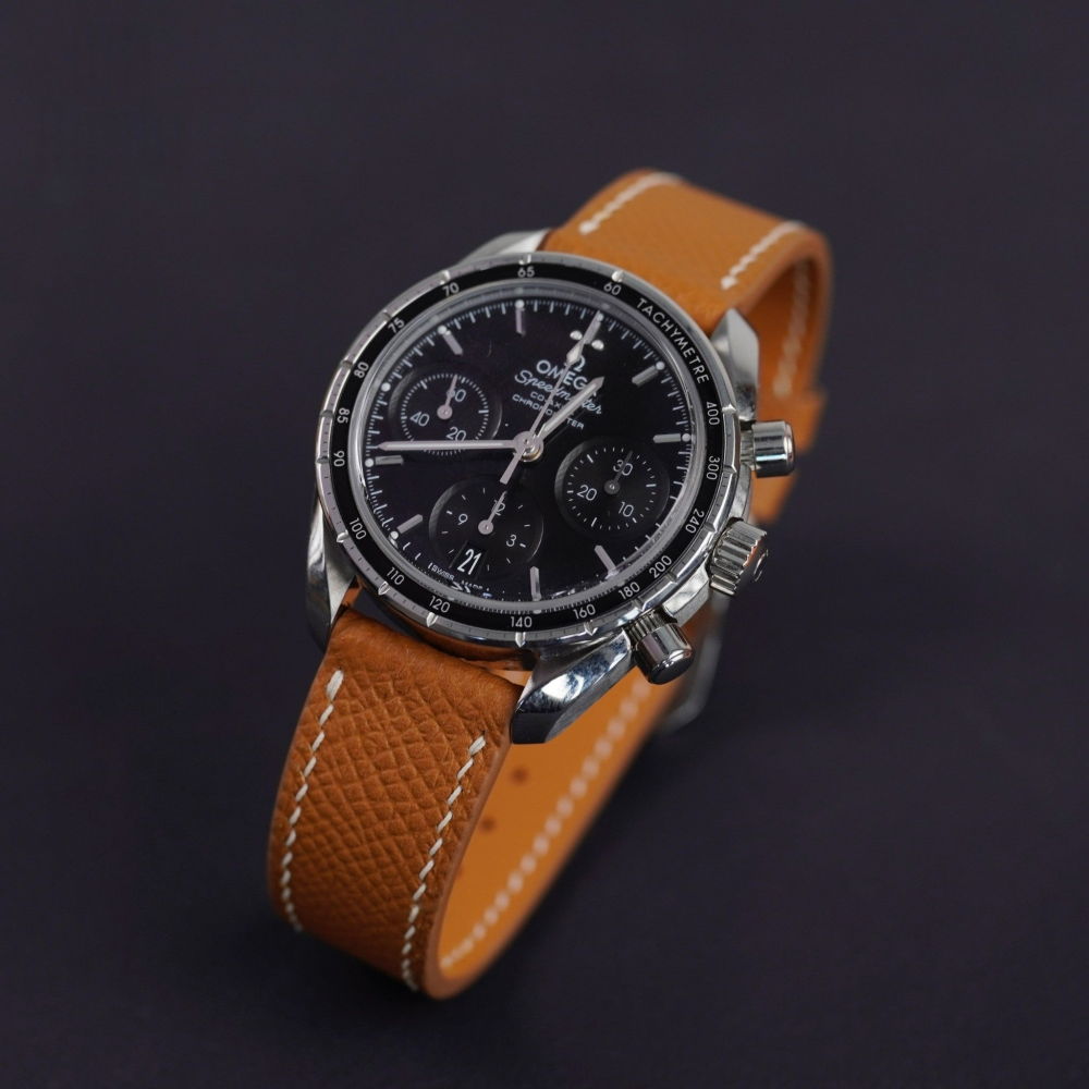 Omega Speedmaster Epsom Calfskin Leather Strap