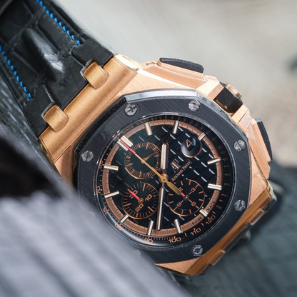 Alligator Leather Strap for AP Royal Oak Offshore 44mm