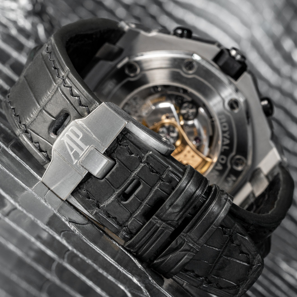 Alligator Leather Strap for AP Royal Oak Offshore 42mm