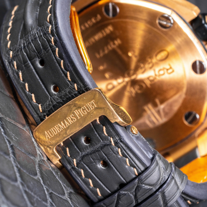 Alligator Leather Strap for AP Royal Oak Offshore 42mm
