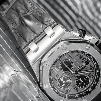Alligator Leather Strap for AP Royal Oak Offshore 42mm