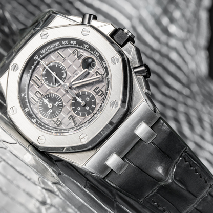 Alligator Leather Strap for AP Royal Oak Offshore 42mm