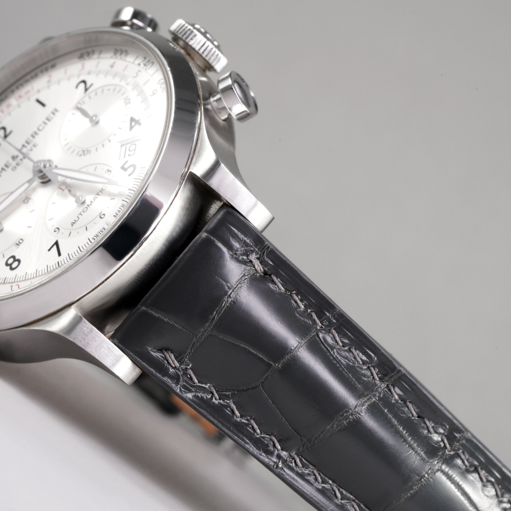 Alligator Leather Strap for Baume & Mercier