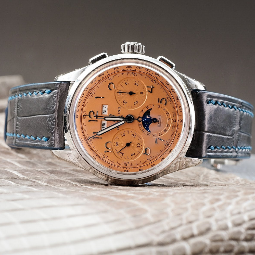 Alligator Leather Strap for Breitling