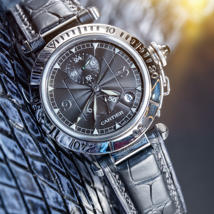 Alligator Leather Strap for Cartier Pasha