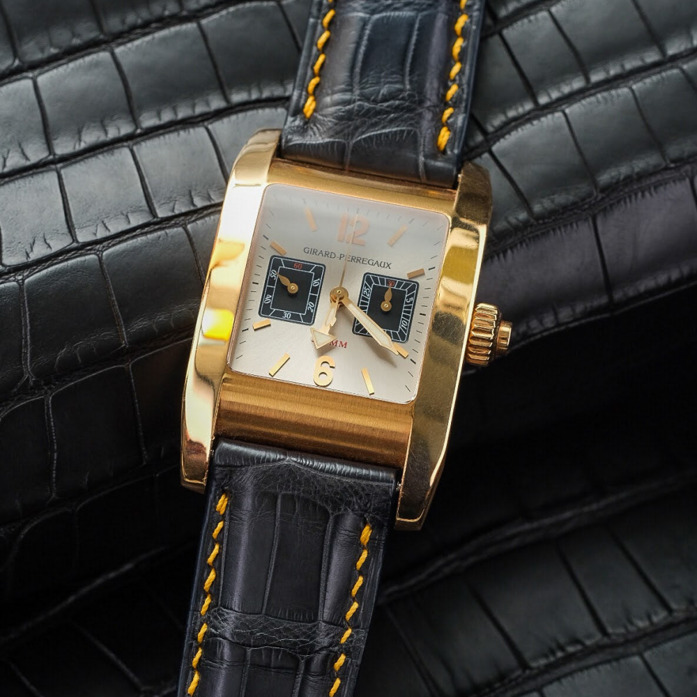 Alligator Leather Strap for Girard-Perregaux