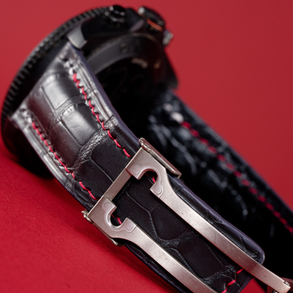 Alligator Leather Strap for Tag Heuer Carrera