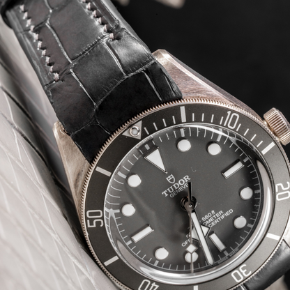 Alligator Leather Strap for Tudor Black Bay