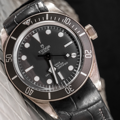Alligator Leather Strap for Tudor Black Bay