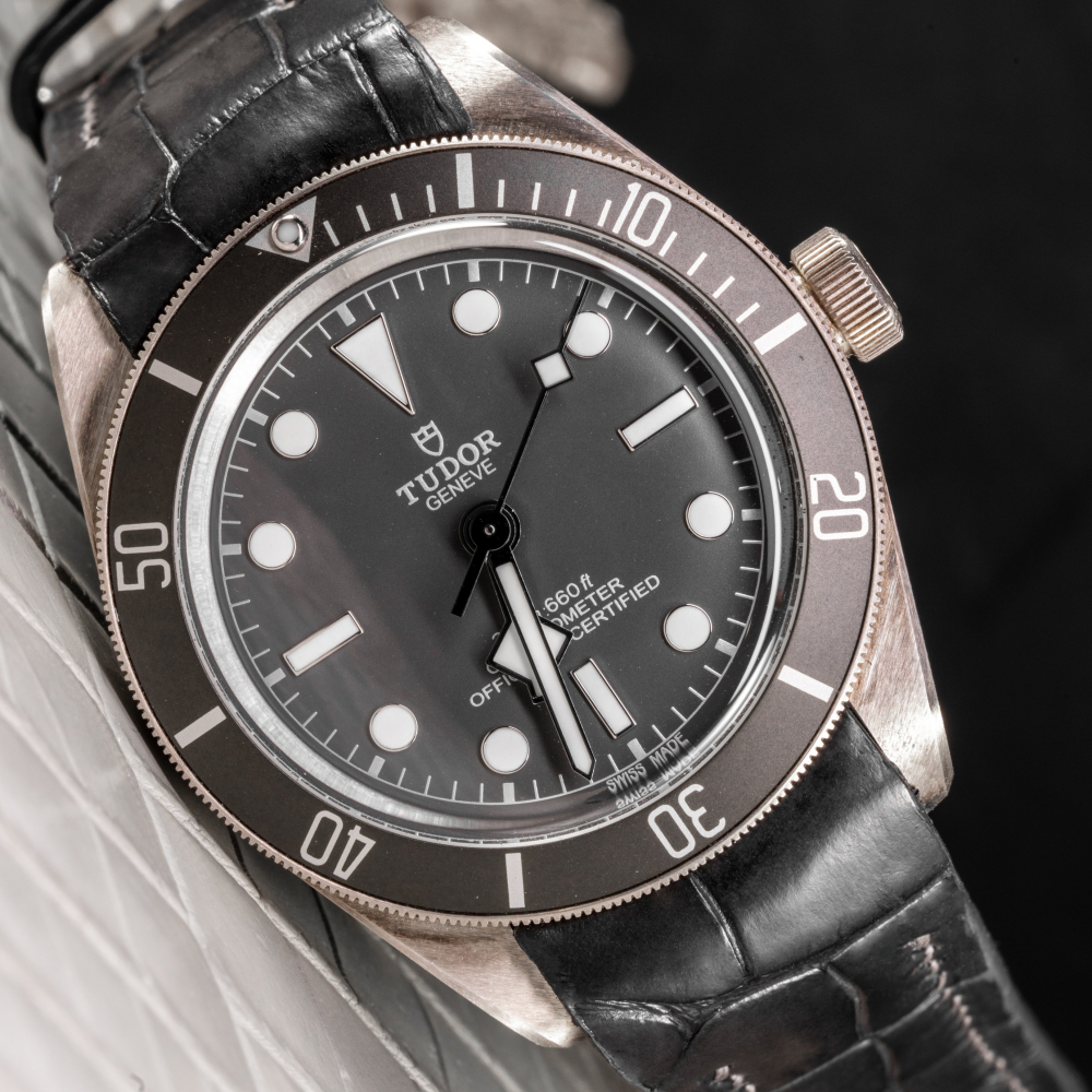Alligator Leather Strap for Tudor Black Bay