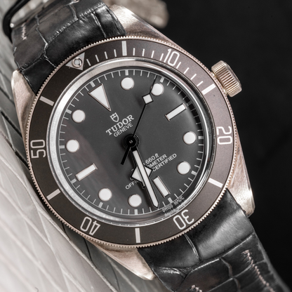 Alligator Leather Strap for Tudor Black Bay