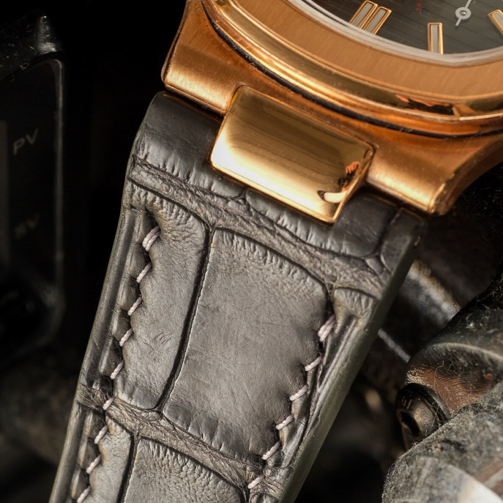 Alligator Leather Strap for Patek Philippe Nautilus
