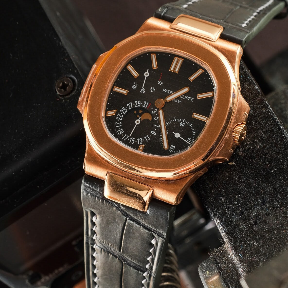 Alligator Leather Strap for Patek Philippe Nautilus