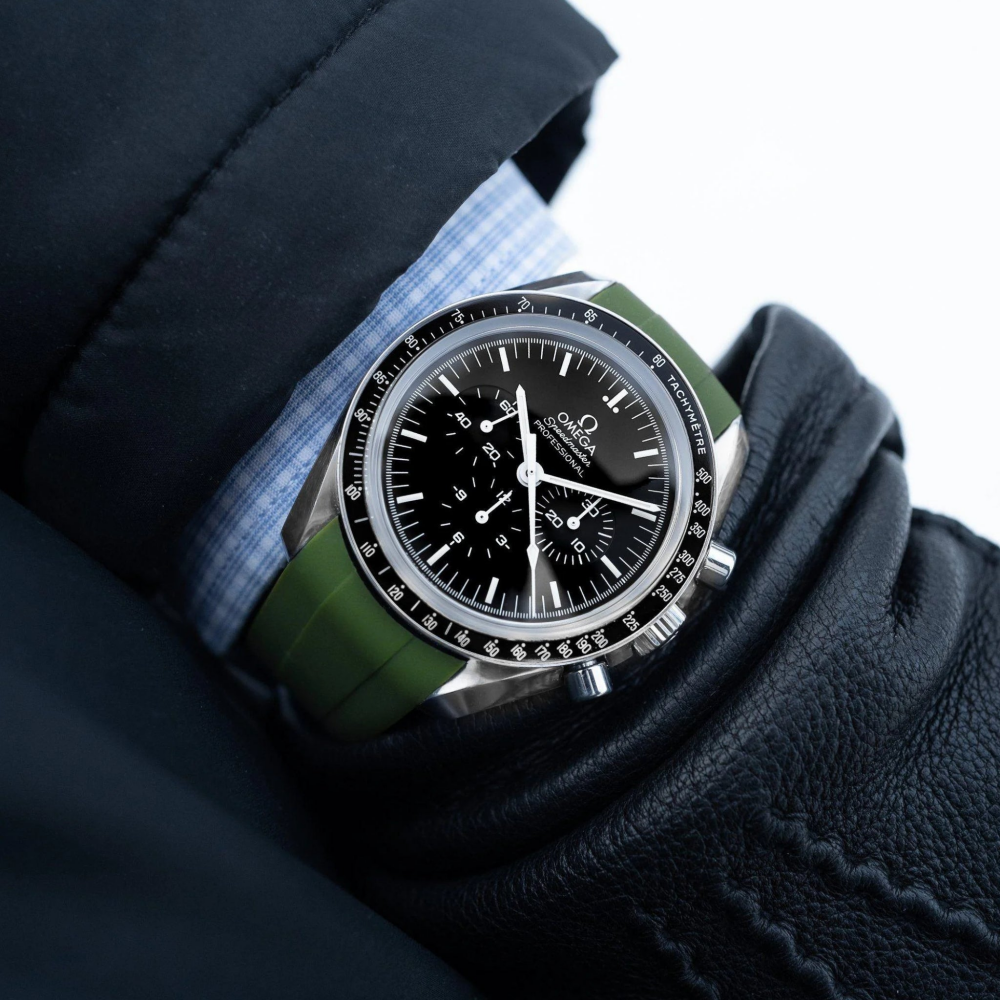 Omega Speedmaster FKM Rubber Strap