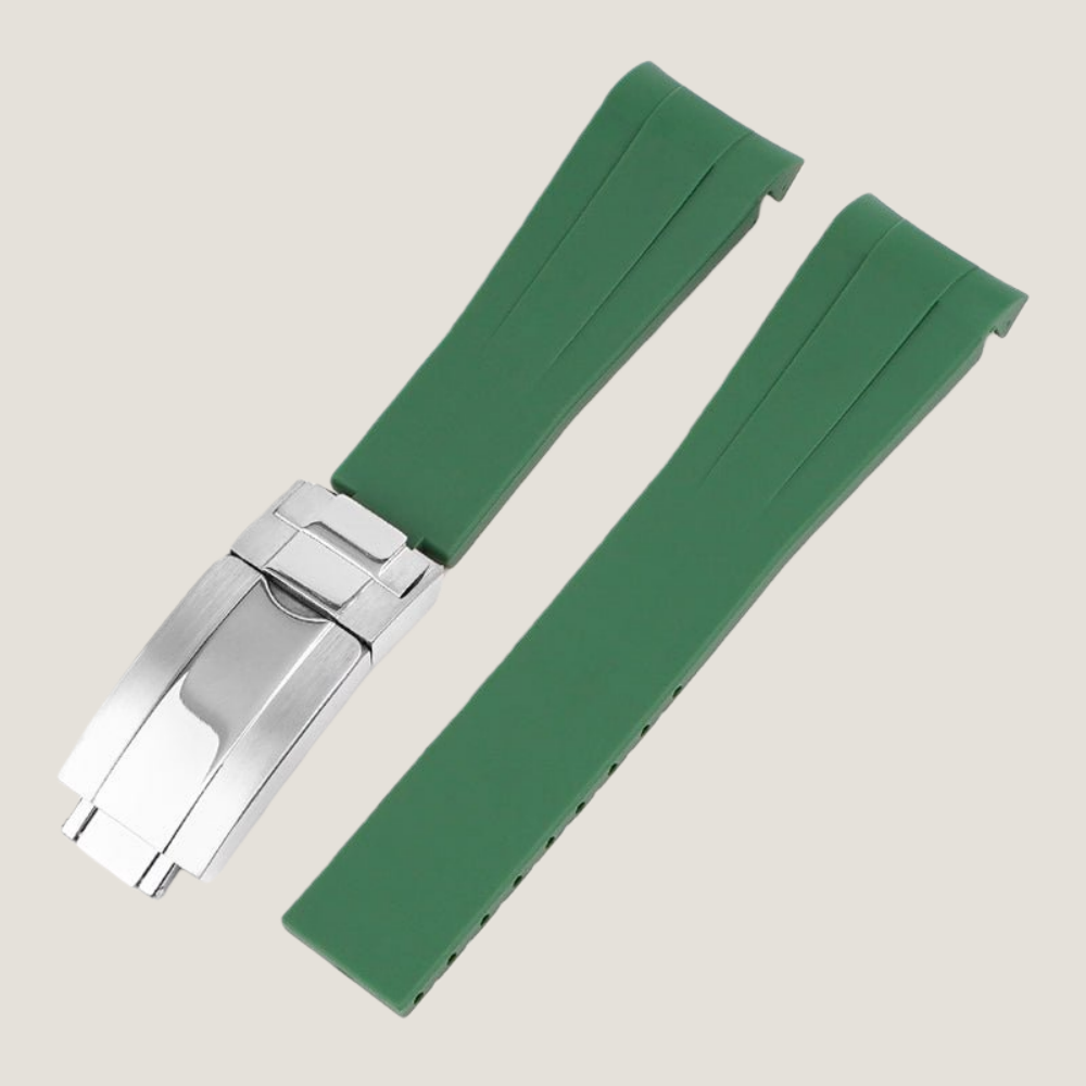 FKM Rubber Strap for Rolex Daytona Deployant Clasp