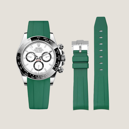 FKM Rubber Strap for Rolex Daytona Tang Buckle