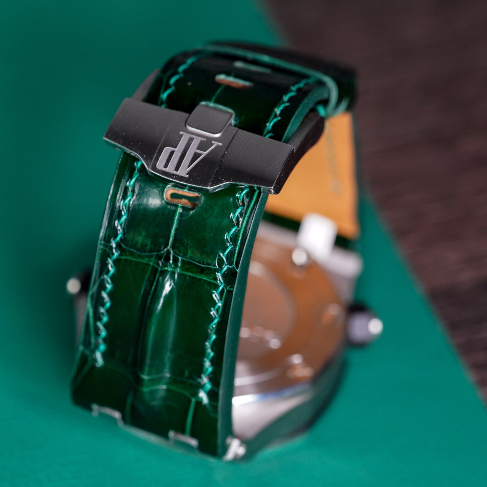 Alligator Leather Strap for AP Royal Oak Offshore 42mm