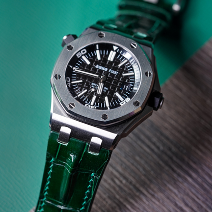 Alligator Leather Strap for AP Royal Oak Offshore 42mm