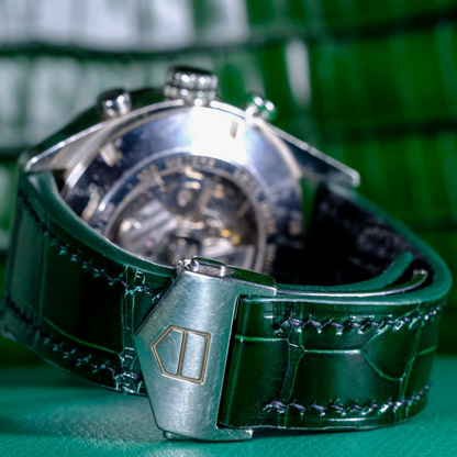 Alligator Leather Strap for Tag Heuer Carrera