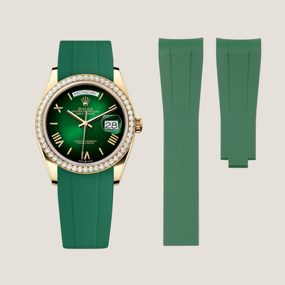 Rolex Day-Date Rubber Strap for Deployant Clasp