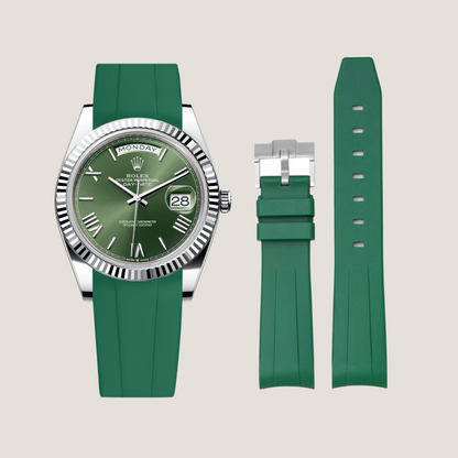 FKM Rubber Strap for Rolex Day-Date Pin Buckle