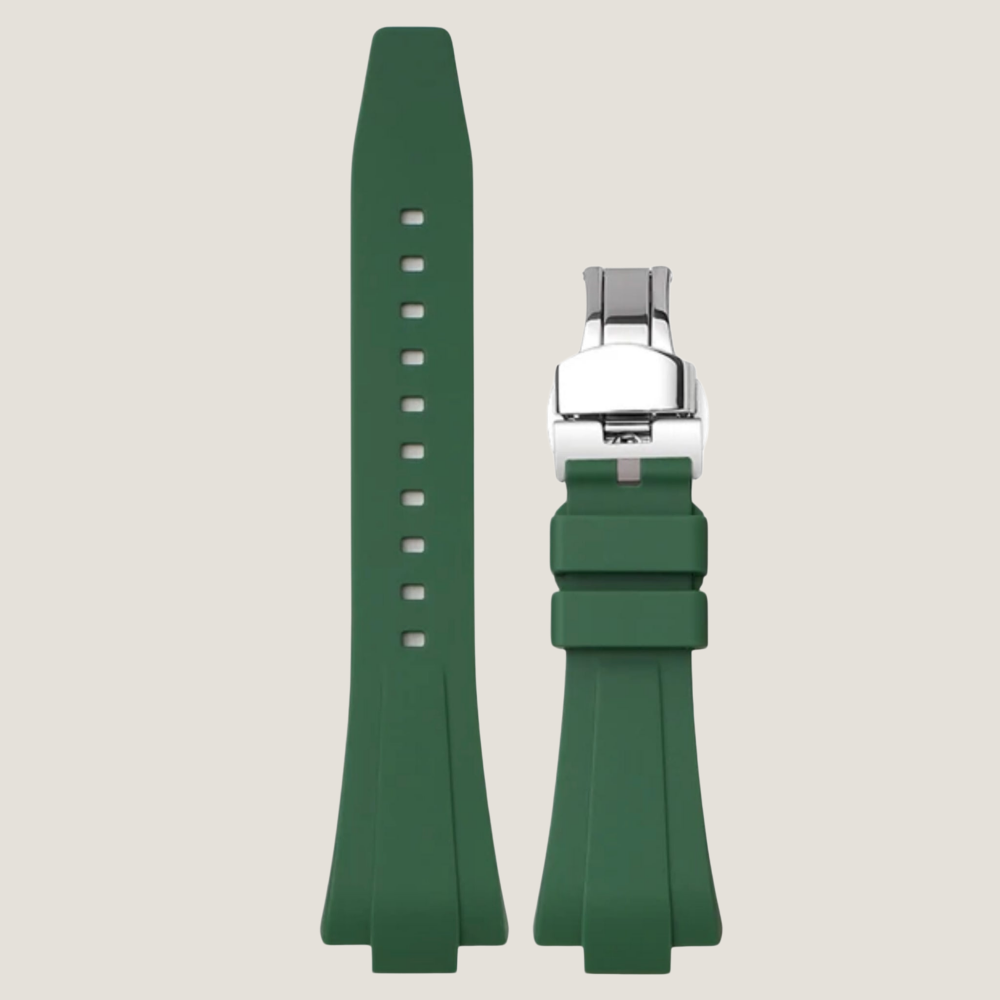 FKM Rubber Strap for Tissot PRX Folding Buckle