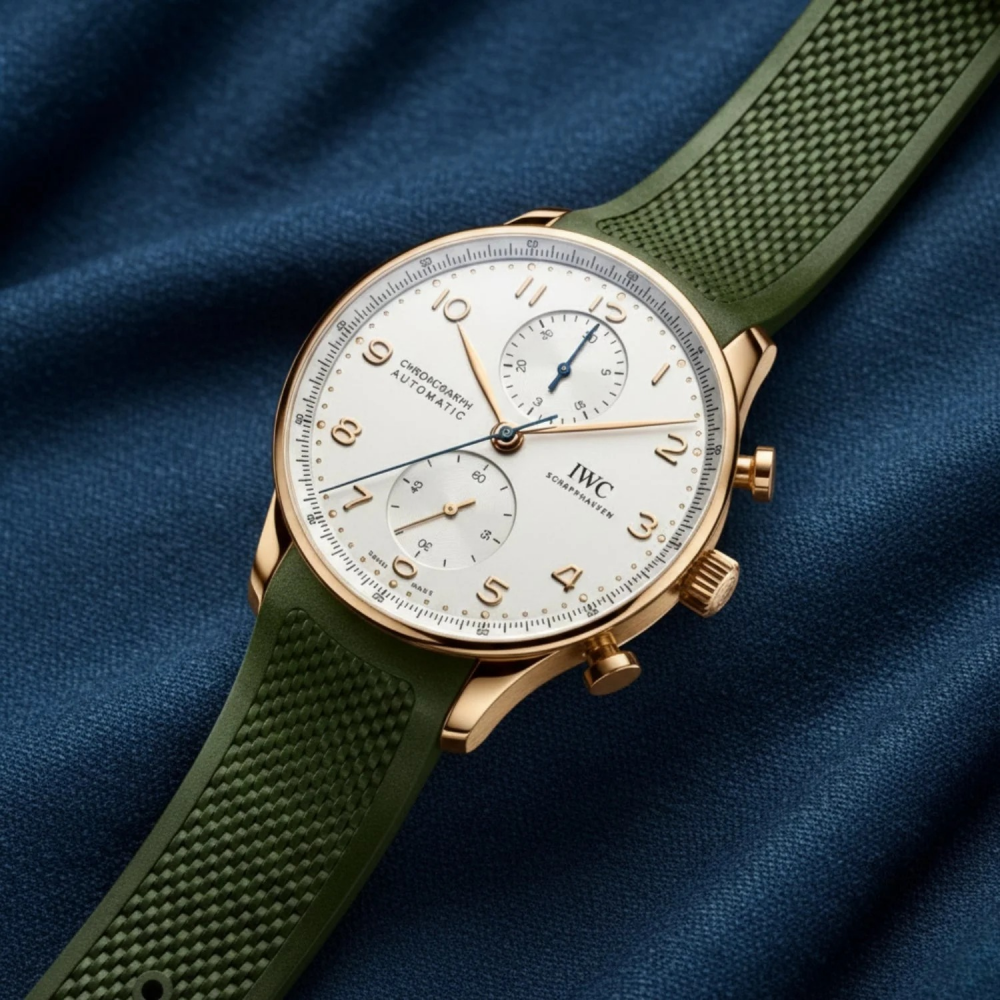 FKM Rubber Strap for IWC Portugieser