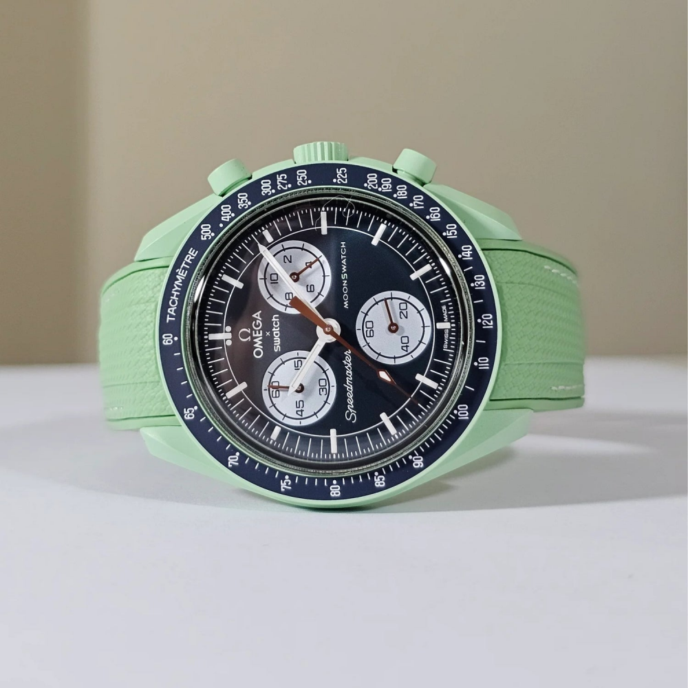 MoonSwatch Mission on Earth FKM Rubber Strap