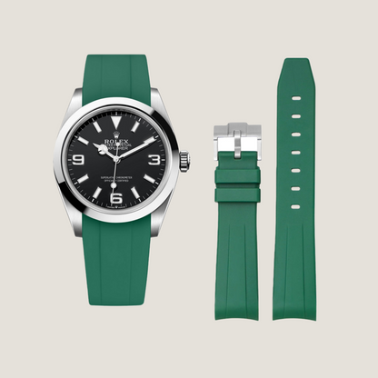 FKM Rubber Strap for Rolex Explorer I Tang Buckle