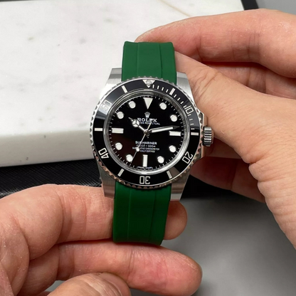 FKM Rubber Strap for Rolex Submariner Tang Buckle