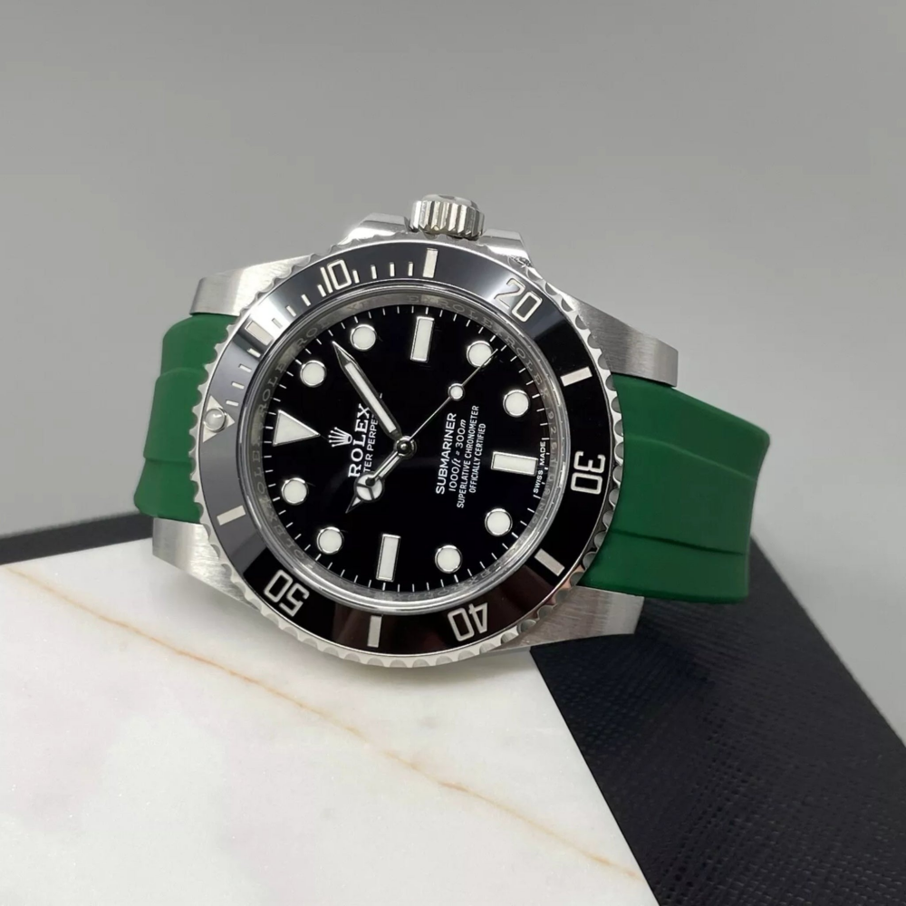 FKM Rubber Strap for Rolex Submariner Tang Buckle