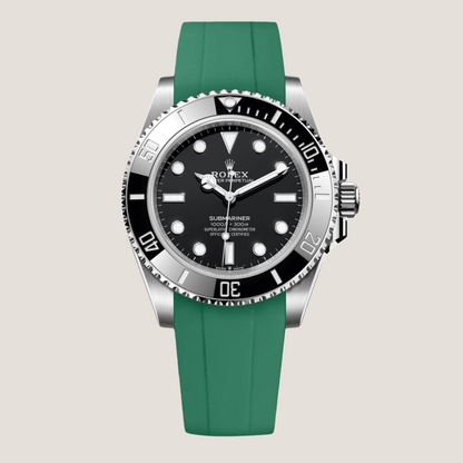 FKM Rubber Strap for Rolex Submariner Tang Buckle