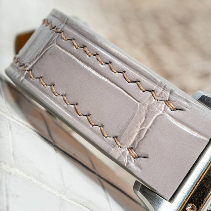 Alligator Leather Strap for Cartier Santos Dumont