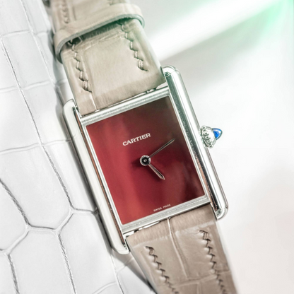 Alligator Leather Strap for Cartier Tank