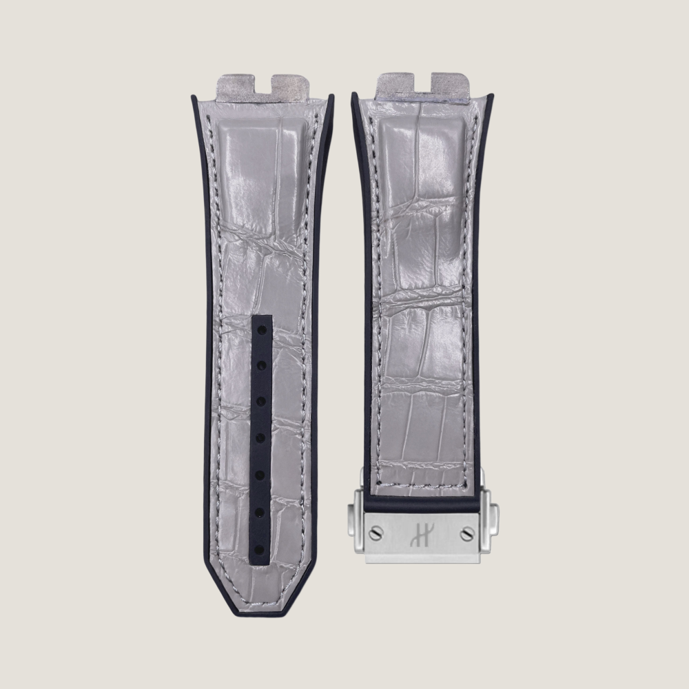 Hybrid Alligator & FKM Rubber Strap for Hublot