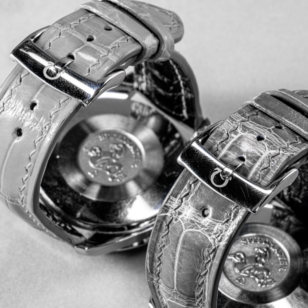 Omega Seamaster Alligator Leather Strap – Handmade Custom Fit