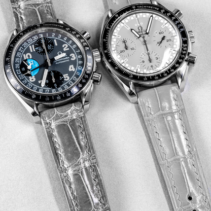 Omega Seamaster Alligator Leather Strap – Handmade Custom Fit
