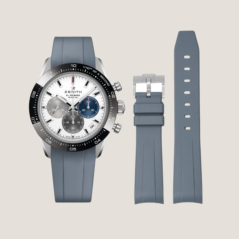 FKM Rubber Strap for Zenith Chronomaster