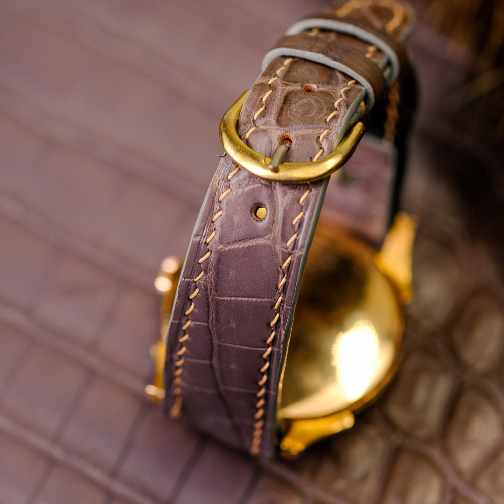 Alligator Leather Strap for Girard-Perregaux