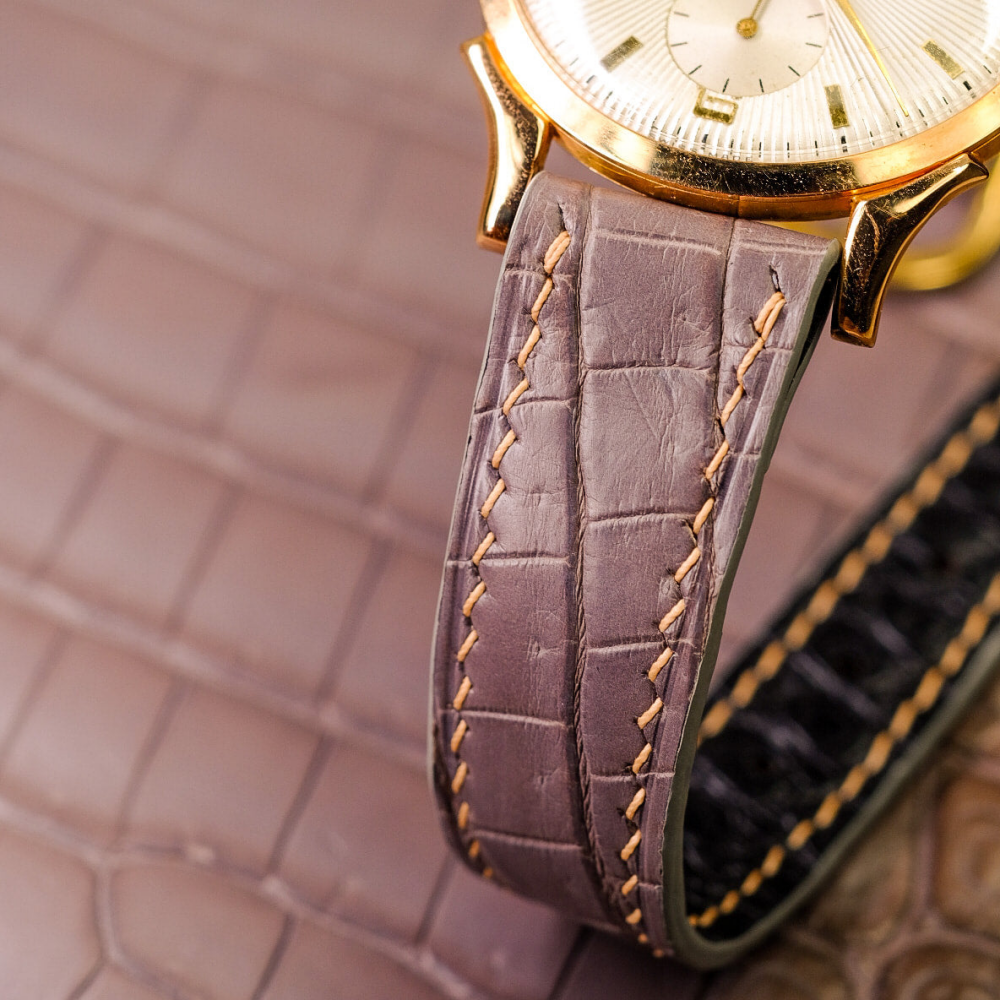 Alligator Leather Strap for Girard-Perregaux