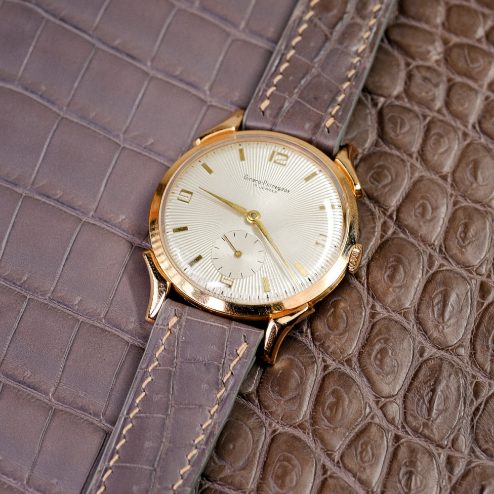 Alligator Leather Strap for Girard-Perregaux