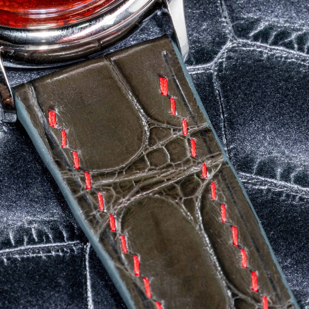 Alligator Leather Strap for Kurono Tokyo