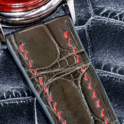 Alligator Leather Strap for Kurono Tokyo